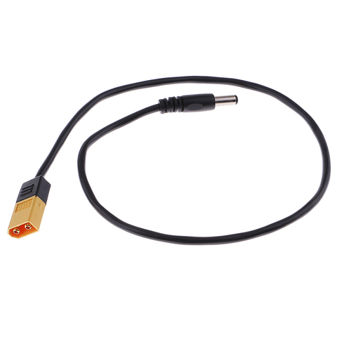 Haute qualité TS100 XT60 mâle connecteur de balle fil de Silicone souple à DC5525 câble d'alimentation pour mouche FPV Multirotor réparations 45 CM ► Photo 1/6