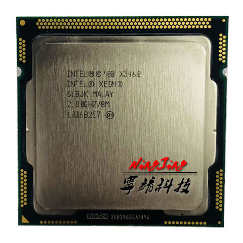 Intel Xeon X3460 2.8 GHz Quad-Core huit fils 95W processeur CPU 8M 95W LGA 1156 ► Photo 1/1