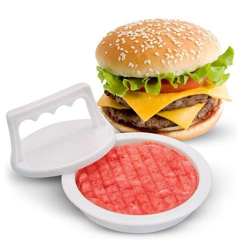Forme ronde Hamburger presse alimentaire en plastique Hamburger viande boeuf Grill Burger presse Patty Maker moule cuisine outil ► Photo 1/6
