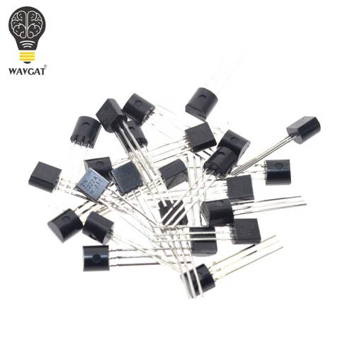 2N2222A 100 pièces transistor triode en ligne transistors de commutation NPN TO-92 0.6A 30V NPN ► Photo 1/3