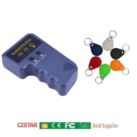 Lecteur RFID portable 125khz, copieur de cartes d'identité, pour porte-clés, identification, copie de données clone EM4305 T5577 ► Photo 1/6