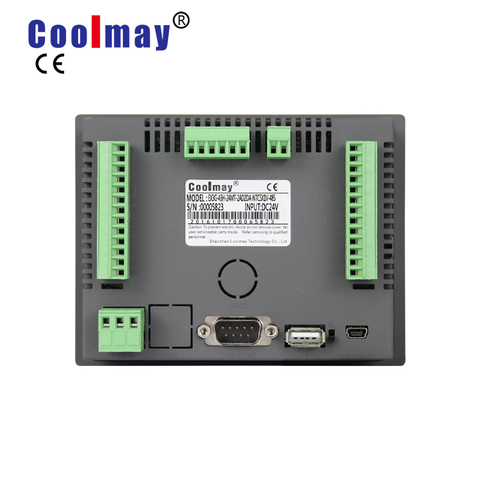 Coolmay 4.3 pouces 12di 12do relais sortie rs485 rs232 industriel tout en un écran tactile plc ► Photo 1/2