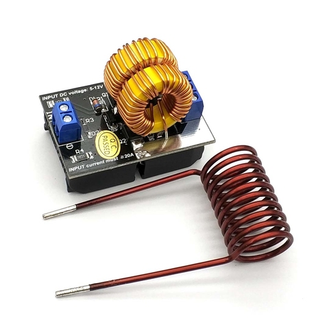 Offre Spéciale 5-12V 120W Mini ZVS À Induction Panneau Chauffant Flyback Conducteur Réchauffeur Bricolage CUISINIÈRE + Bobine d'allumage ► Photo 1/4