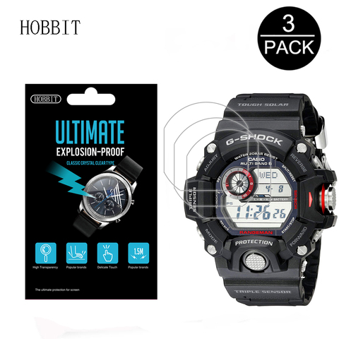 Film de Protection d'écran pour montre Casio GW9400, 3 pièces, Film anti-rayures pour hommes, GShock Sport, GW-9400-1CR GW-9400-3CR GW-9400J-1JF ► Photo 1/6