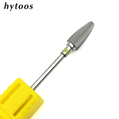 HYTOOS XF – foret à ongles en carbure de tungstène, mèches de manucure rotatives de 3/32 pouces pour manucure, accessoires, outils de fraisage ► Photo 1/6