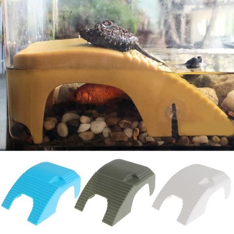 Plate-forme Reptile pour tortues | Design Unique, Aquarium pour tortues Basking, amphibien réservoir de montée aquatique, fournitures pour animaux de compagnie, escalier 2022 ► Photo 1/6