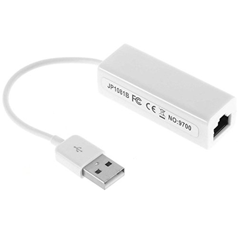 USB Ethernet Adaptateur Carte Réseau USB Vers Ethernet RJ45 Lan pour Windows 7 8 10 XP RD9700 Vista USB Ethernet Rj 45 Lan Adaptateur ► Photo 1/6