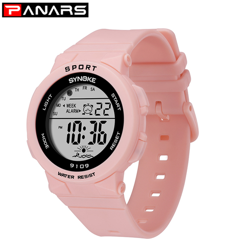 PANARS mode dames montres garçons filles étudiants numérique sport femmes montre 50m étanche montre-bracelet alarme Relogio Feminino ► Photo 1/6