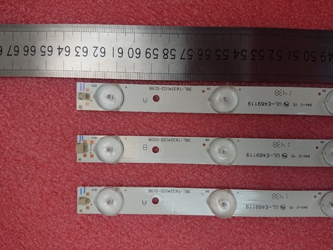 3 Pièces/ensemble LED bande de rétro-éclairage pour T32Q44HDL LE32D99 IC-B-HWK32D022B IC-B-HWK32D022A 32ce561led 3BL-T6324102-006B 0065 hk315 led m ► Photo 1/6