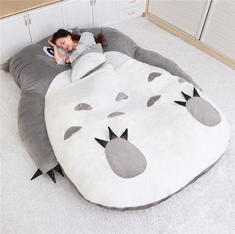 Mon voisin Totoro Tatami couchage lit Double pouf canapé pour Audlt dessin animé chaud Totoro Tatami sac de couchage matelas ► Photo 1/1