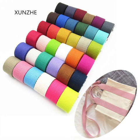 XUNZHE – ruban en toile tissé de 3m x 25mm, bande en Nylon pour sac à dos, reliure, sac à couture, accessoires de ceinture de 1.5mm d'épaisseur ► Photo 1/6