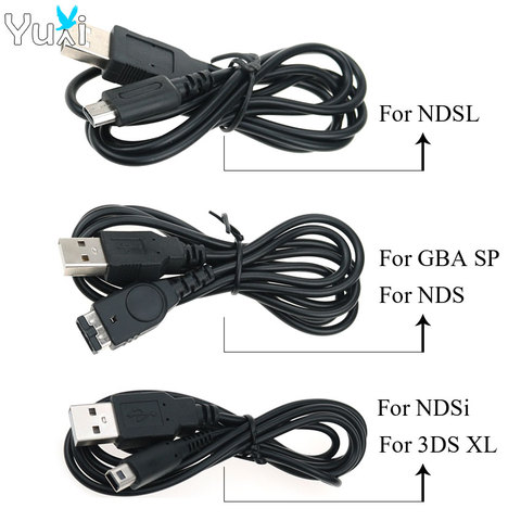 Câble de chargeur de charge USB YuXi câble d'alimentation ligne de cordon pour Nintendo DS Lite pour NDSL NDSi NDS pour GBA SP pour contrôleur 3DS XL ► Photo 1/4