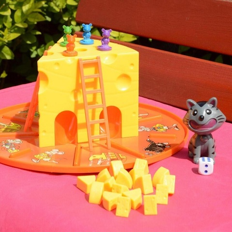 Chat et souris gâteau fromage, jouets éducatifs pour l'éducation précoce, jouets pour garçons et filles, cadeaux, jeux de société interactifs parent-enfant ► Photo 1/6