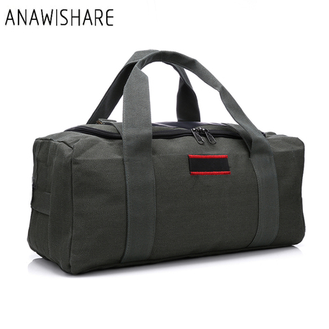 ANAWISHARE hommes sacs de voyage grandes femmes bagages voyage sacs de voyage toile voyage quotidien sac à main sac à bandoulière sac Bolso Deporte ► Photo 1/6