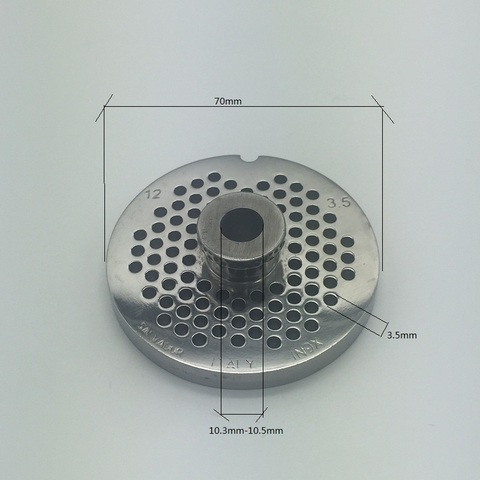 SALVADOR hachoir à viande à lame, couteau rond, 12 #, livraison gratuite, accessoires en acier inoxydable TK-12/QJH-12 ► Photo 1/6