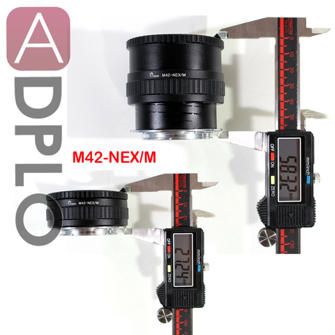 M42-NEX/M Pixco mise au point réglable Macro adaptateur hélicoïdal Tube costume pour objectif M42 à Sony E montage caméra NEX A5000 A3000 5T 3N ► Photo 1/1