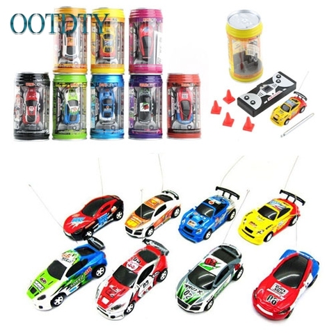 Nouveau multicolore coca Can Mini vitesse RC Radio télécommande Micro voiture de course jouet cadeau #330 ► Photo 1/6