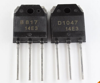 Transistors de puissance, 5 paires, 2SD1047 2SB817 (D1047 B817) ► Photo 1/1