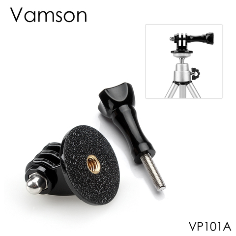 Vamson – adaptateur pour GoPro, accessoires, montage de conversion, monopode, support de trépied, étui adaptateur pour GoPro Hero 9 8 7 6 5 pour yi VP101 ► Photo 1/6