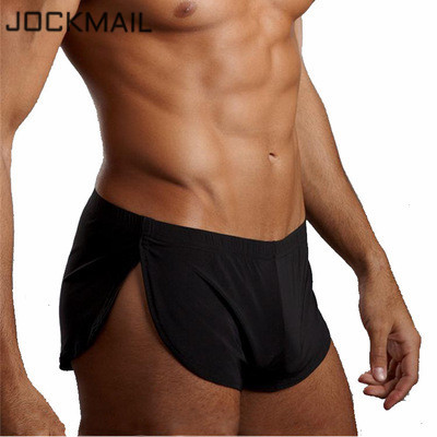 JOCKMAIL – Boxer pour hommes, pyjama, fendu sur le côté, sous-vêtements Gay, culotte, caleçon, Sexy, vêtements de nuit à la mode ► Photo 1/6