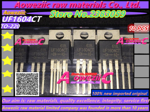 Aowezic – diode de barrière Schottky, UF1604CT UF1604 TO-100%, originale, nouvelle collection 220 ► Photo 1/2