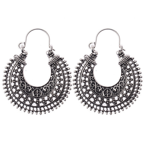 Ethnique goutte boucle d'oreille Vintage femmes bohême balancent boucles d'oreilles été plage Brincos Bijoux boucle d'oreille Bijoux de mode ► Photo 1/5