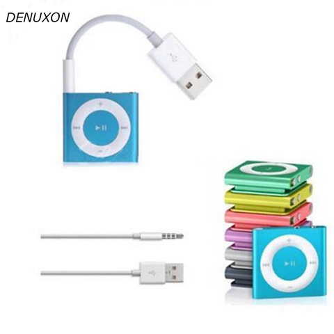 Câble de données de chargement USB pour Apple iPod pour Shuffle USB à 3.5mm câble adaptateur Jack pour lecteur MP3 MP4 haut-parleur chargeur cordon fil ► Photo 1/6