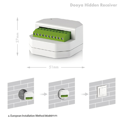 Livraison gratuite originalDooya DC114B 433 MHZ 230 V récepteur sans fil monocanal récepteur de moteur tubulaire adapté à tous les émetteurs Dooya ► Photo 1/4