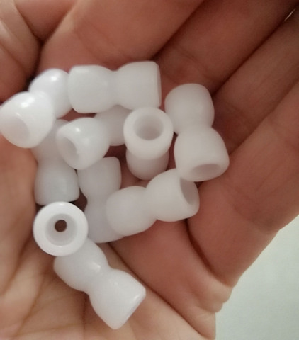Perles de connecteur en plastique, 18x10mm, 9.5mm, pour joint de squelette, jouet, lot de accessories-30pcs ► Photo 1/3