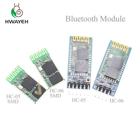 Module Bluetooth, convertisseur et adaptateur sans fil, vers UART, émetteur-récepteur RF RS232/TTL, série HC-05 HC05 HC-06 HC 06, incorporer, ► Photo 1/4