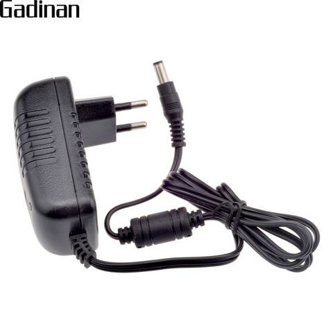 GADINAN – convertisseur 12V 2A AC 100V-240V, adaptateur cc 12V 2A 2000mA, prise ue 5.5mm x 2.1mm pour caméra IP CCTV ► Photo 1/6