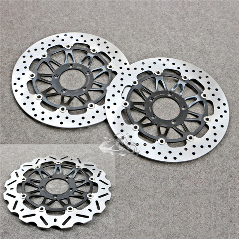 Disque de frein avant flottant, compatible ou pour moto Ducati Monster S4R 749 R/S Monster 848 998, 999, 1100 ► Photo 1/4