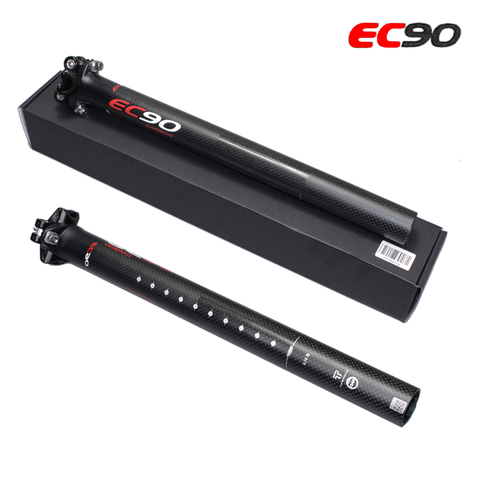 EC90 – Tube de selle Ultra-léger entièrement en Fiber de carbone pour vélo de montagne et de route, connecteur de tige de selle ► Photo 1/1