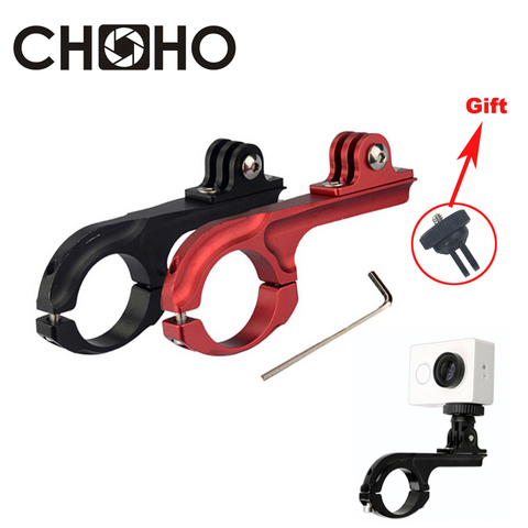 Vélo guidon montage vélo moto CNC support en aluminium pour Gopro Hero 9 8 7 5 6 SJCAM Xiaoyi 4K SJ5000 accessoires ► Photo 1/6