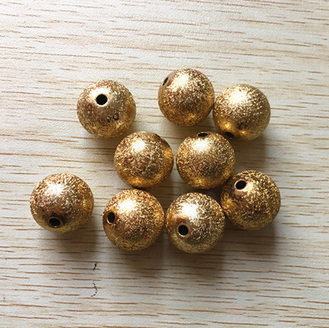 Perles de poussière d'étoile en acrylique couleur or, grosses perles pour la fabrication de colliers, 12mm/16mm/20mm ► Photo 1/1