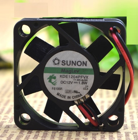 SSEA nouveau ventilateur de refroidissement en gros pour SUNON KDE1204PFVX 4010 40*40*10mm 12 V 1.8 W 2pin serveur onduleur ventilateur de refroidissement axial ► Photo 1/3