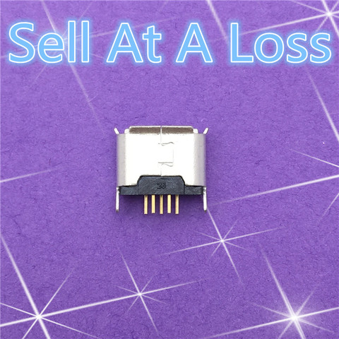 Connecteur femelle Micro USB G24 5 broches, 10 pièces, Type à branchement Direct pour recharge de téléphone portable, haute qualité, vente aux USA ► Photo 1/6