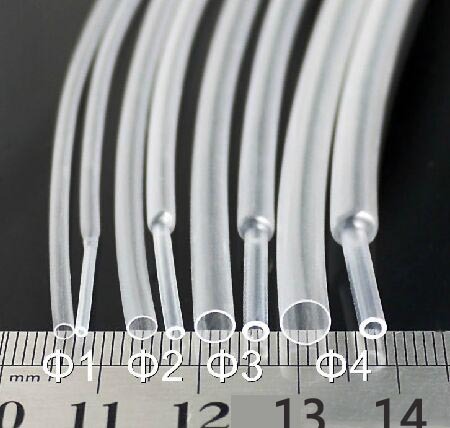 1 mètre 2:1 Transparent Clair 2mm 3mm 4mm 5mm 6mm 8mm 10mm Chaleur rétractable Gaine Thermorétractable Tube Gaines Wrap Fil ► Photo 1/1