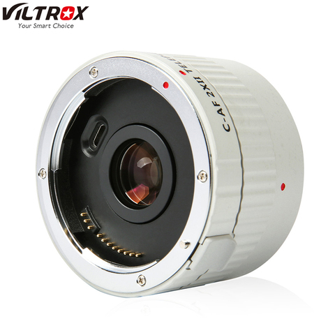 VILTROX C-AF 2X II AF Auto Focus téléconvertisseur lentille Extender grossissement objectifs de caméra pour Canon EF monture objectif appareil photo reflex numérique ► Photo 1/1