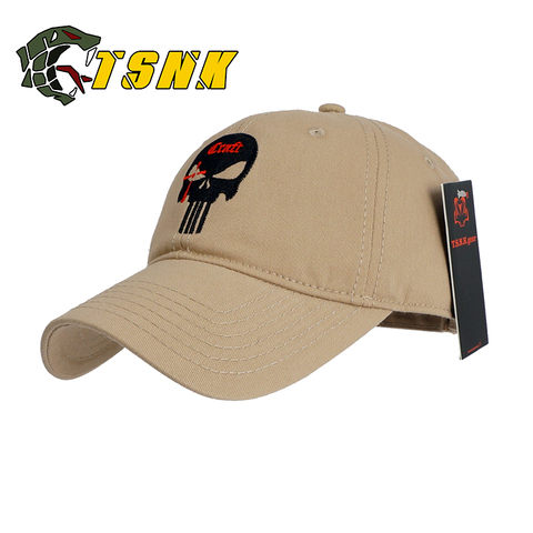 TSNK – casquette de Baseball pour hommes et femmes, chapeau tactique de course, en coton, avec rabat ajusté ► Photo 1/6
