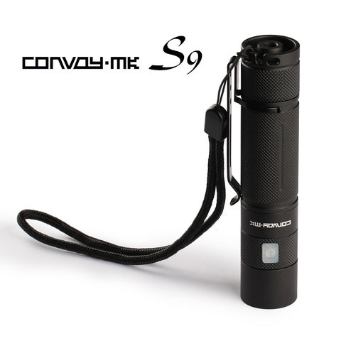 Convoi S9 lampe de poche, cree xml2 à l'intérieur, 1400mA, avec micro USB port de charge ► Photo 1/1