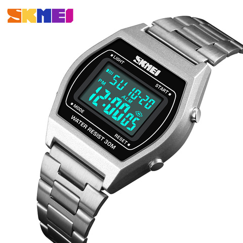 SKMEI-montre-bracelet étanche pour hommes, numérique, militaire, horloge d'extérieur, montres LED ► Photo 1/6