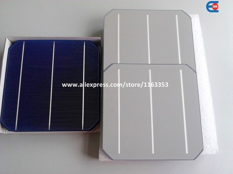 Cellule solaire à haut rendement jusqu'à 5 watts à vendre, cellules solaires monocyrstallines 156x156 ► Photo 1/3