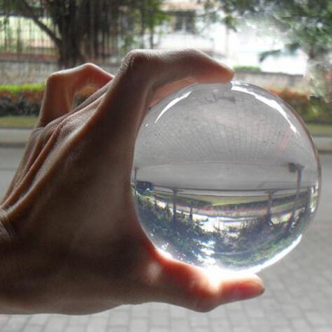 Boule acrylique cristal Ultra clair, 60/70/80/90/100mm, Manipulation, jonglage, tours magiques, Illusion, jeux de magie pour enfants ► Photo 1/4