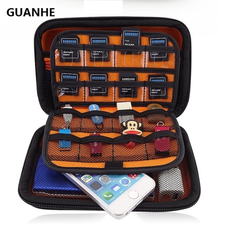 GUANHE EVA housse de protection mallette de voyage housse avec sangle de transport pour disque dur, SSD, Nintendo 3DS, New 3DS XL/New 3DS. LL ► Photo 1/1