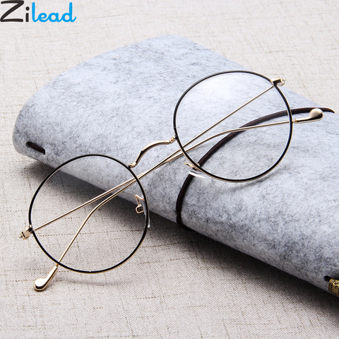 Zilead-lunettes de lecture rondes en métal, pour presbytie, pour hommes et femmes, hypermétropie, monture ► Photo 1/4