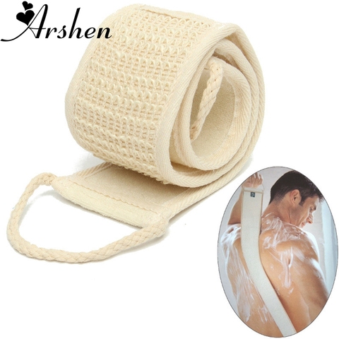 Arshen outil de nettoyage de la peau | Bain-douche de Loofah naturels doux exfoliants, éponge de Spa de Massage unisexe, sangle au dos, outil de nettoyage de la peau du corps ► Photo 1/6