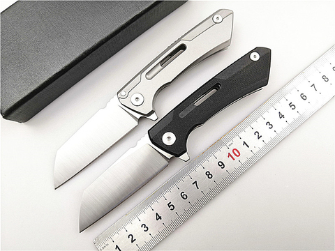 Kesiwo – couteau de poche pliant D2 KH04 G10 manche, Mini couteau d'extérieur/Camping/chasse/utilitaire/survie/EDC/jardin/pêche ► Photo 1/1