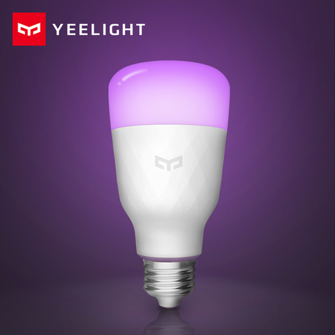 Nouvelle Version de mise à jour Yeelight ampoule LED intelligente E27 10W 800lm WIFI ampoule pour lampe de bureau chambre Via App télécommande blanc/RGB ► Photo 1/5