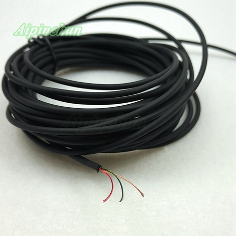 Aipinchun 5 mètres/lot bricolage Audio écouteur câble réparation remplacement casque fil cordon noir/rouge/violet ► Photo 1/6